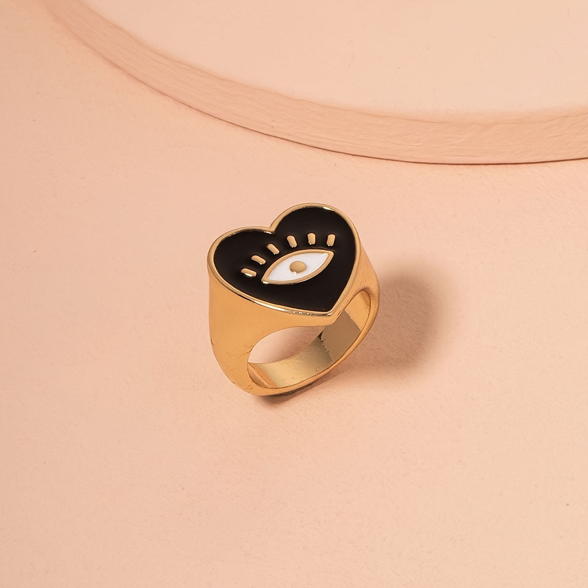 Eye & Heart Ring for Women Daily Wear